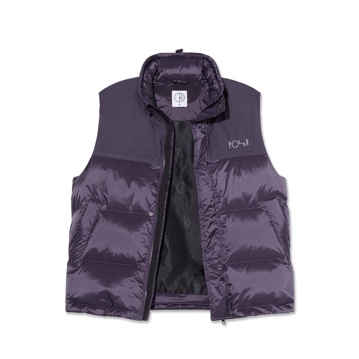 Basic Puffer Vest - Dark Violet
