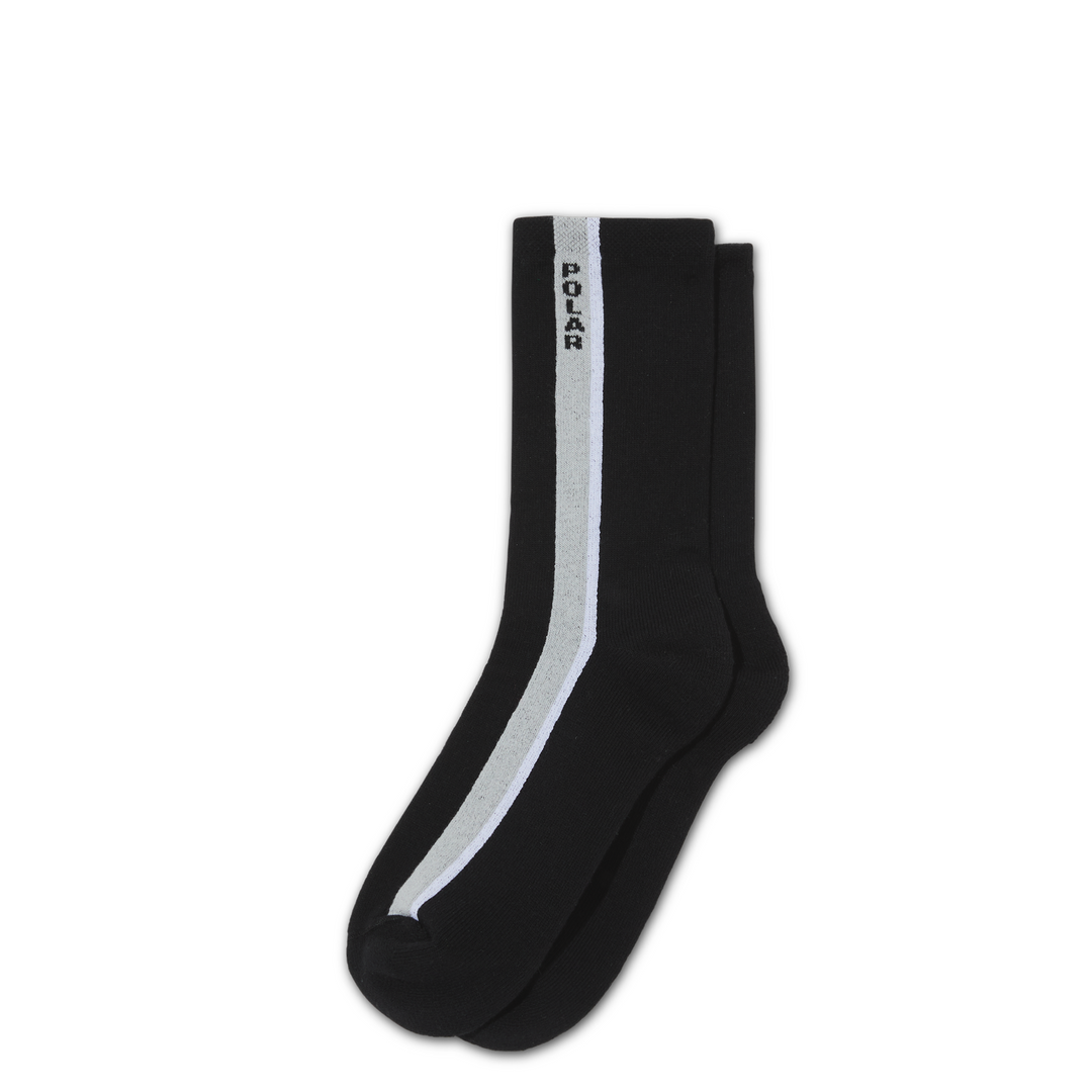 Business Socks | Side Stripe - Black