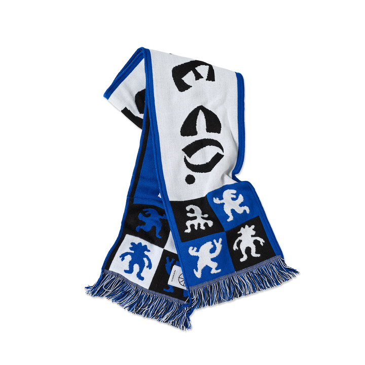 Football Scarf | Checkers - Blue
