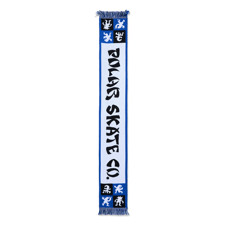 Football Scarf | Checkers - Blue