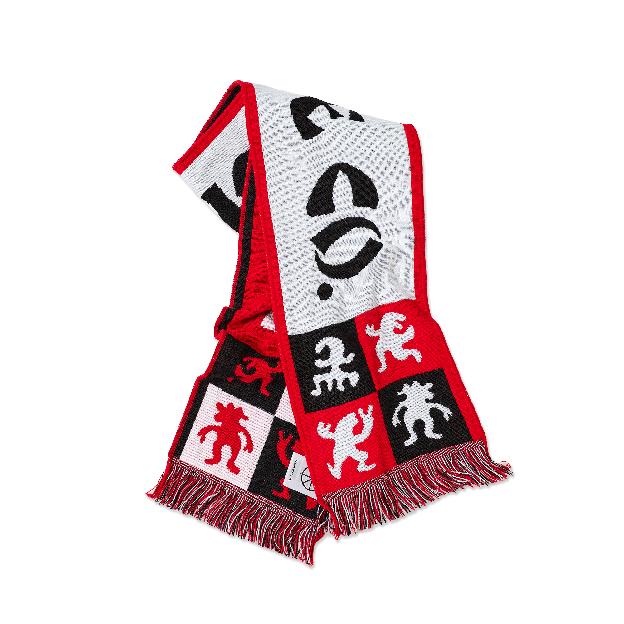 Football Scarf | Checkers - Red – Polar Skate Co.