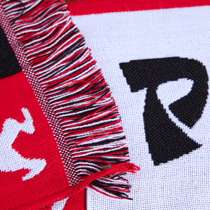 Football Scarf | Checkers - Red