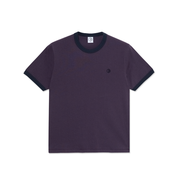 Ringer Tee - Dark Violet/Navy