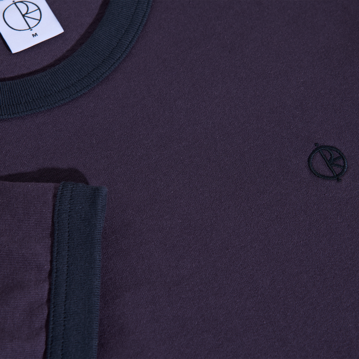 Ringer Tee - Dark Violet/Navy