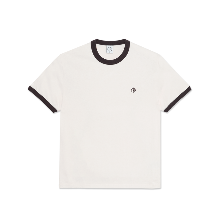 Ringer Tee - Ivory/Chocolate