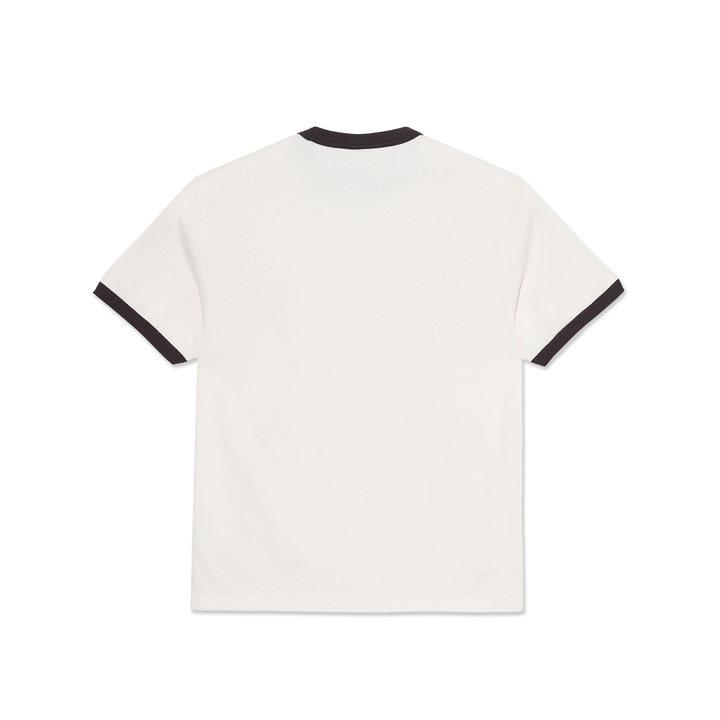 Ringer Tee - Ivory/Chocolate