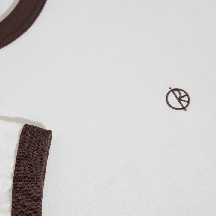 Ringer Tee - Ivory/Chocolate