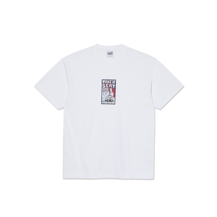 Tee | Take A Seat - White