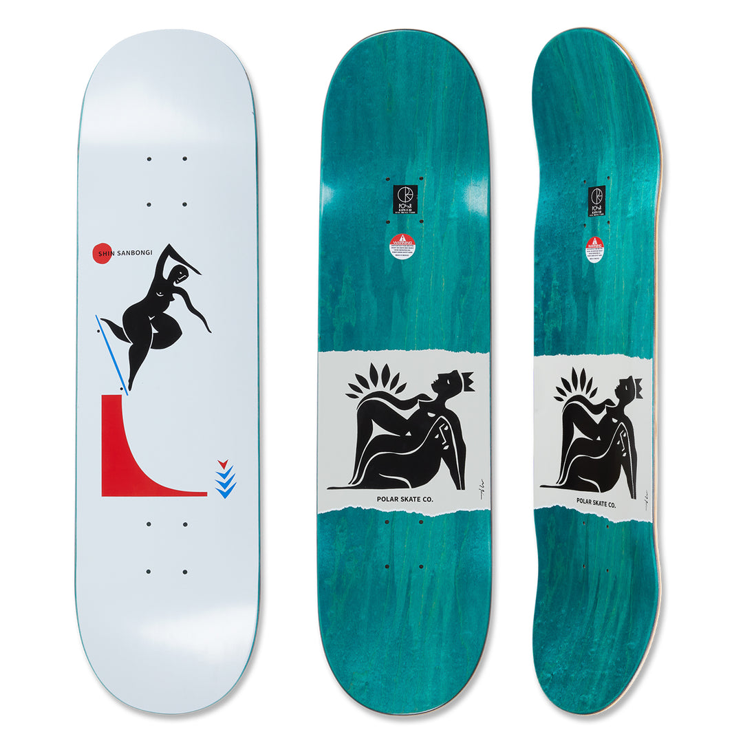 Deck | Shin Sanbongi - Backside Noseblunt - White
