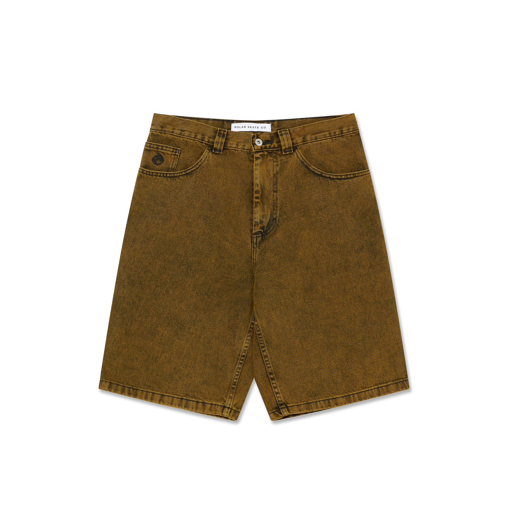 Big Boy Shorts - Yellow Black – Polar Skate Co. Big Boy Shorts - Yellow Black – Polar Skate Co.