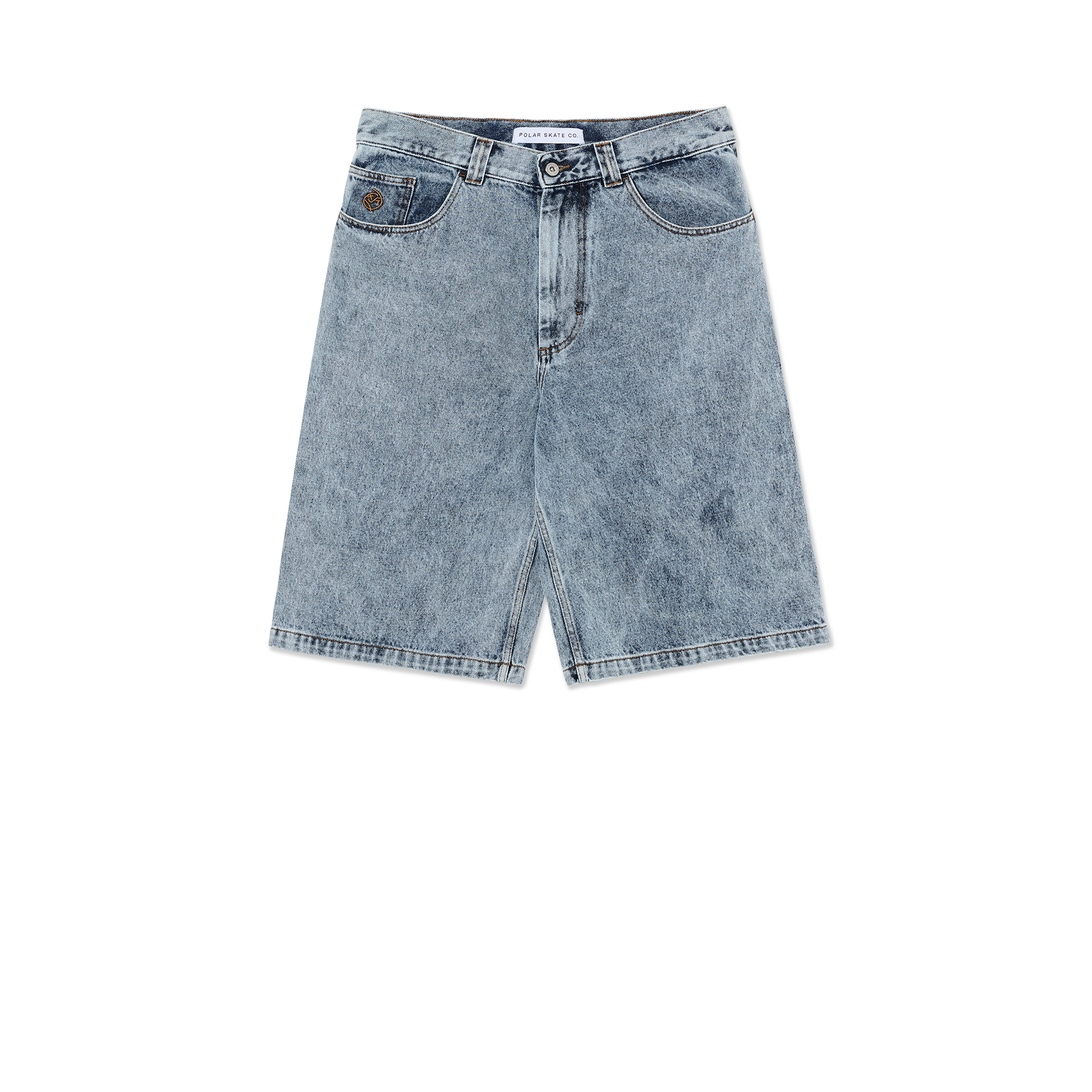 Big Boy Shorts - Heavy Washed Blue – Polar Skate Co. Big Boy Shorts - Heavy Washed Blue – Polar Skate Co.