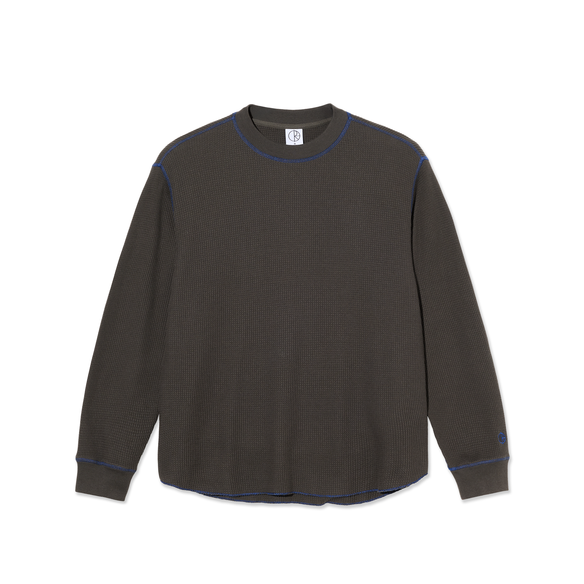 Dylan LS Tee - Dirty Black/Blue – Polar Skate Co.