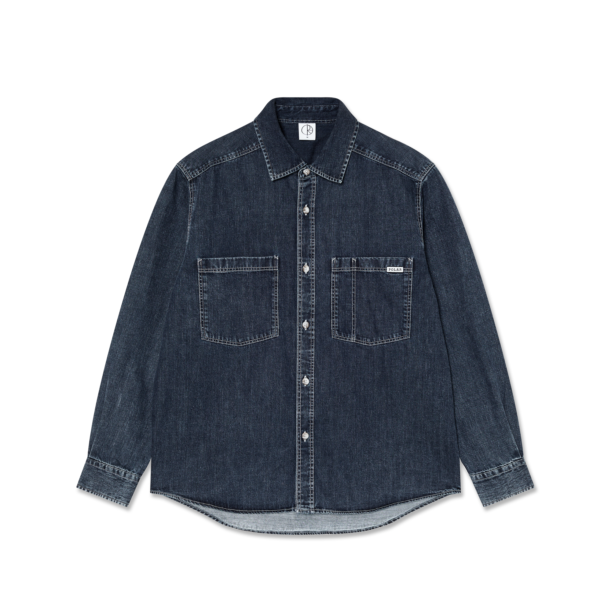 Mike LS Shirt | Denim - Washed Blue – Polar Skate Co.