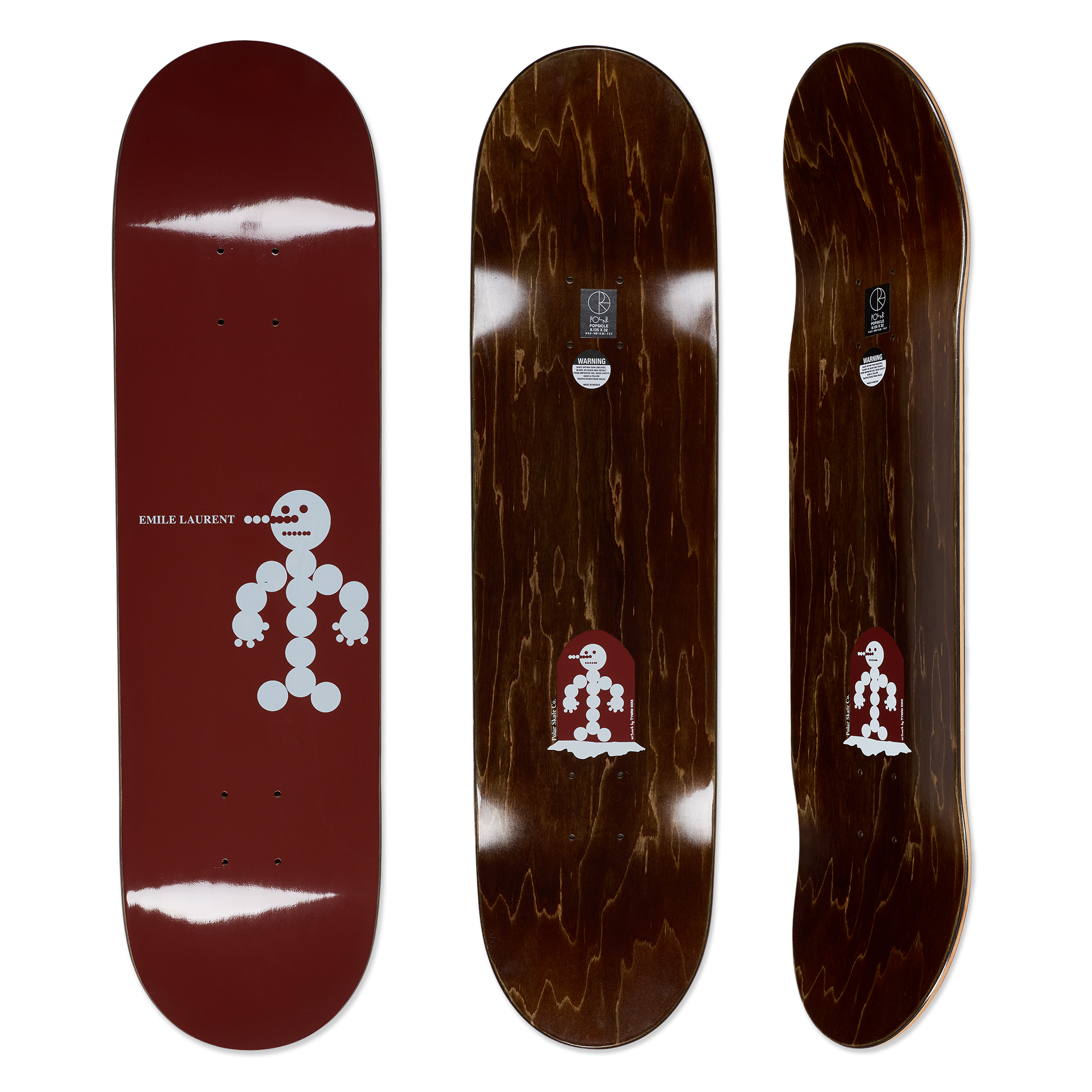 Deck | Emile Laurent - Snowman Wine – Polar Skate Co.