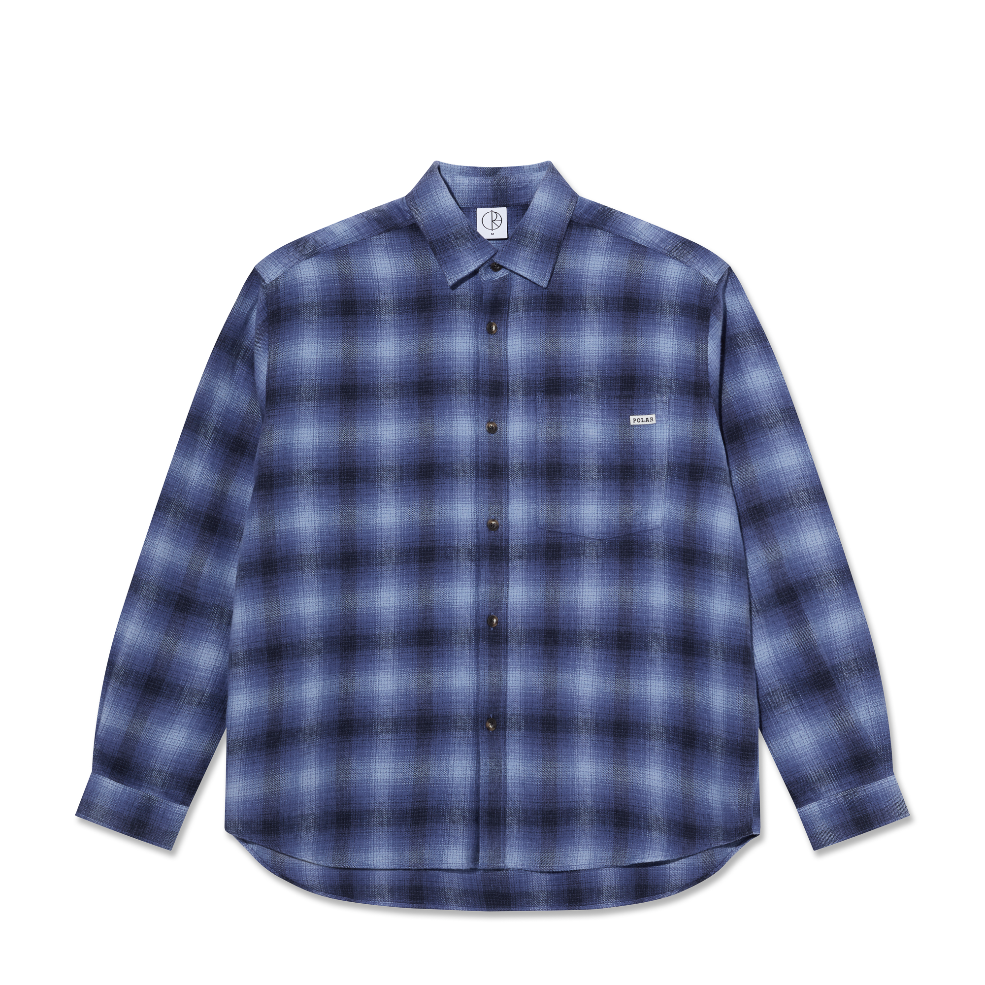 トップス WOOL CHECK SHIRT / SHADOW CHECK BLUE Mitchell LS Shirt | Shadow Check - Blue – Polar Skate Co.