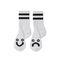 Rib Socks | Happy Sad - White