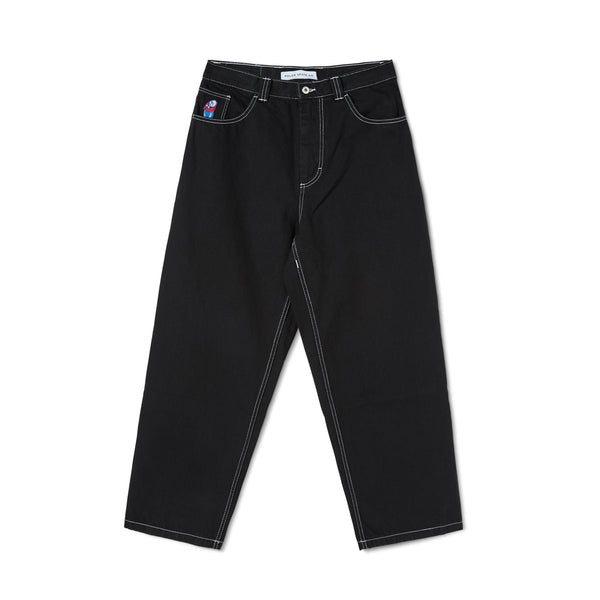 Polar Skate Co. BIG BOY デニムパンツ白 黒ステッチ Polar-Skate-Co-Big-Boy-Pants-