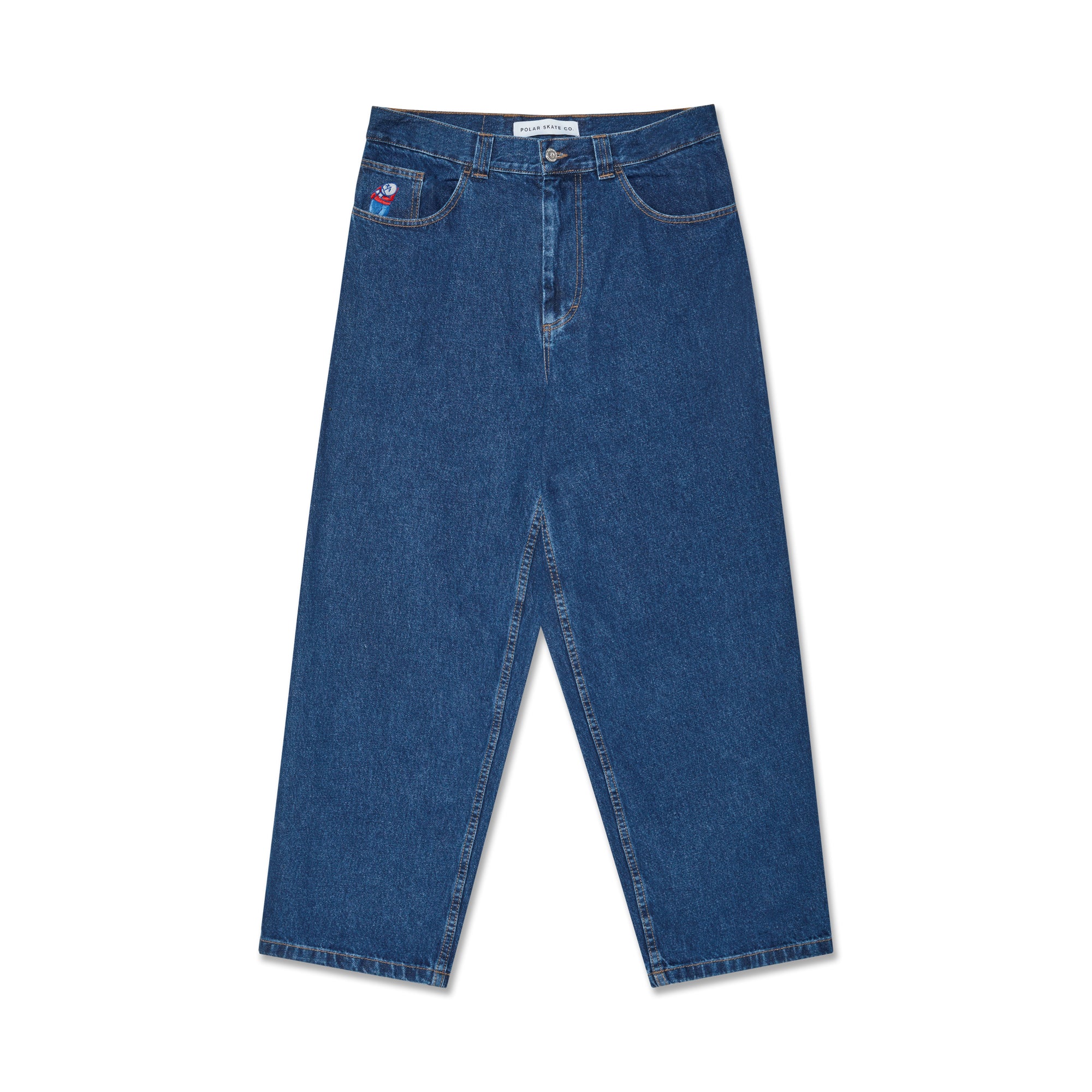 パンツ Polar bigboy blue black M Big Boy Pants - Dark Blue – Polar Skate Co.