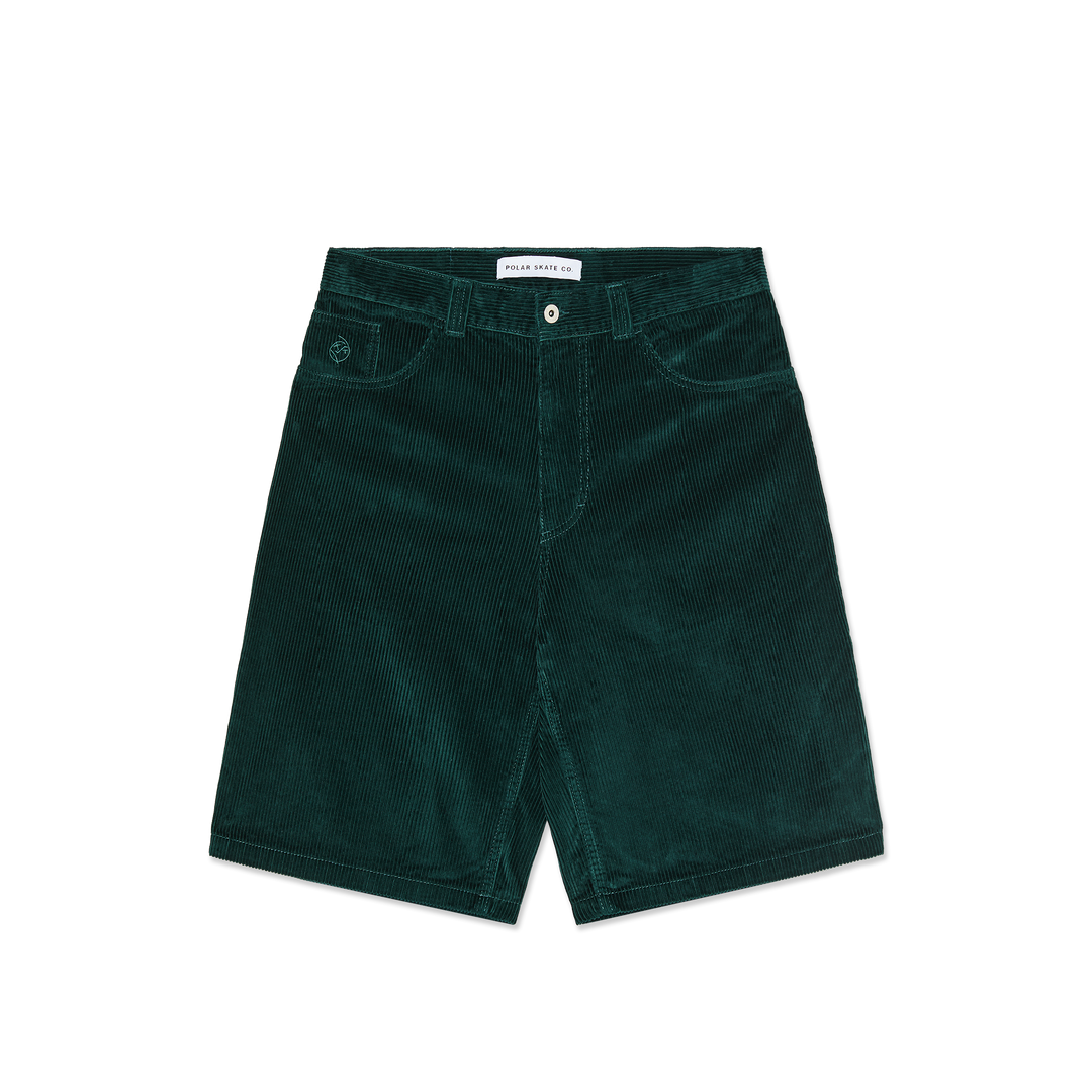 Big Boy Cord Shorts | Dark Emerald – Polar Skate Co. Big Boy Cord Shorts | Dark Emerald – Polar Skate Co.