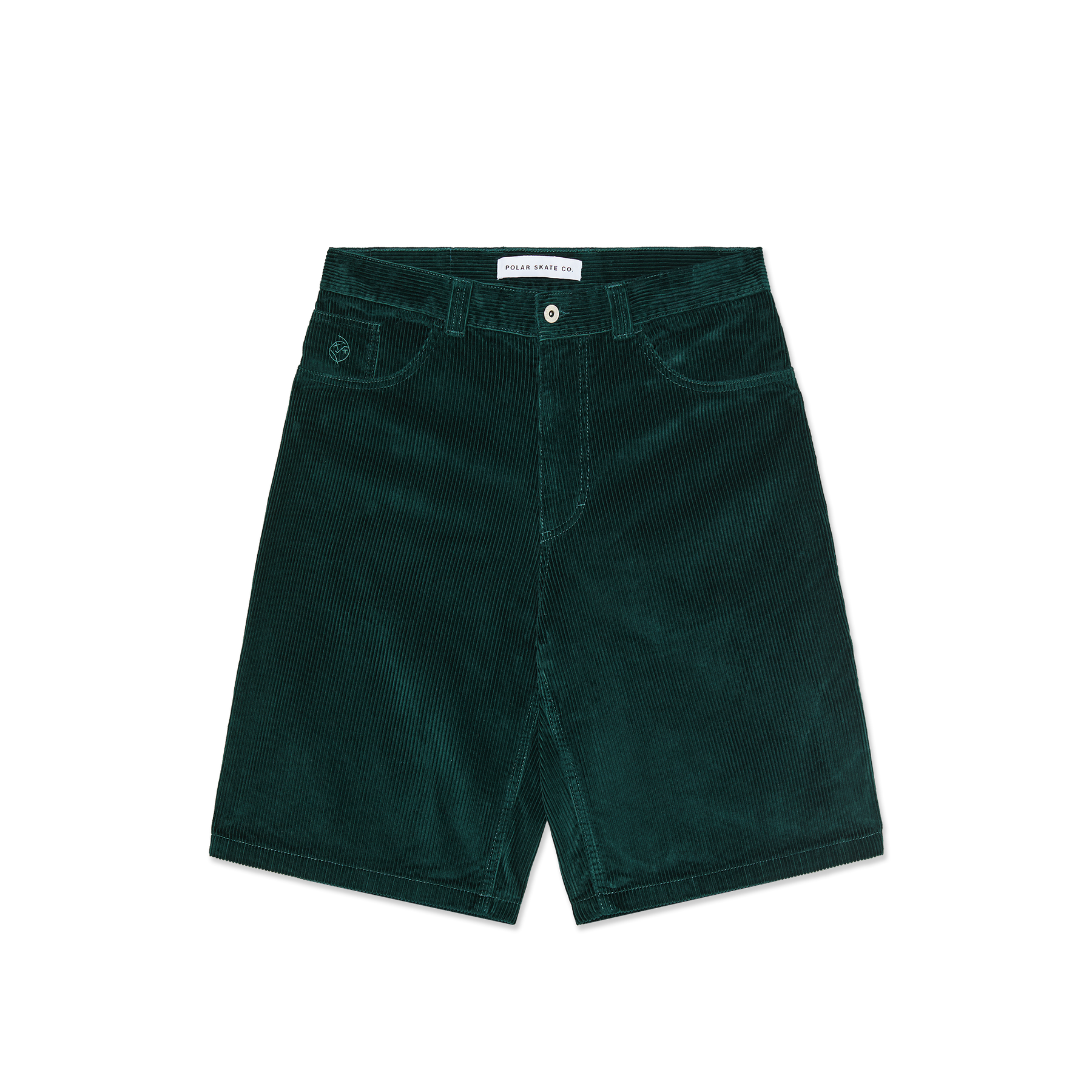 Big Boy Cord Shorts | Dark Emerald – Polar Skate Co. Big Boy Cord Shorts | Dark Emerald – Polar Skate Co.