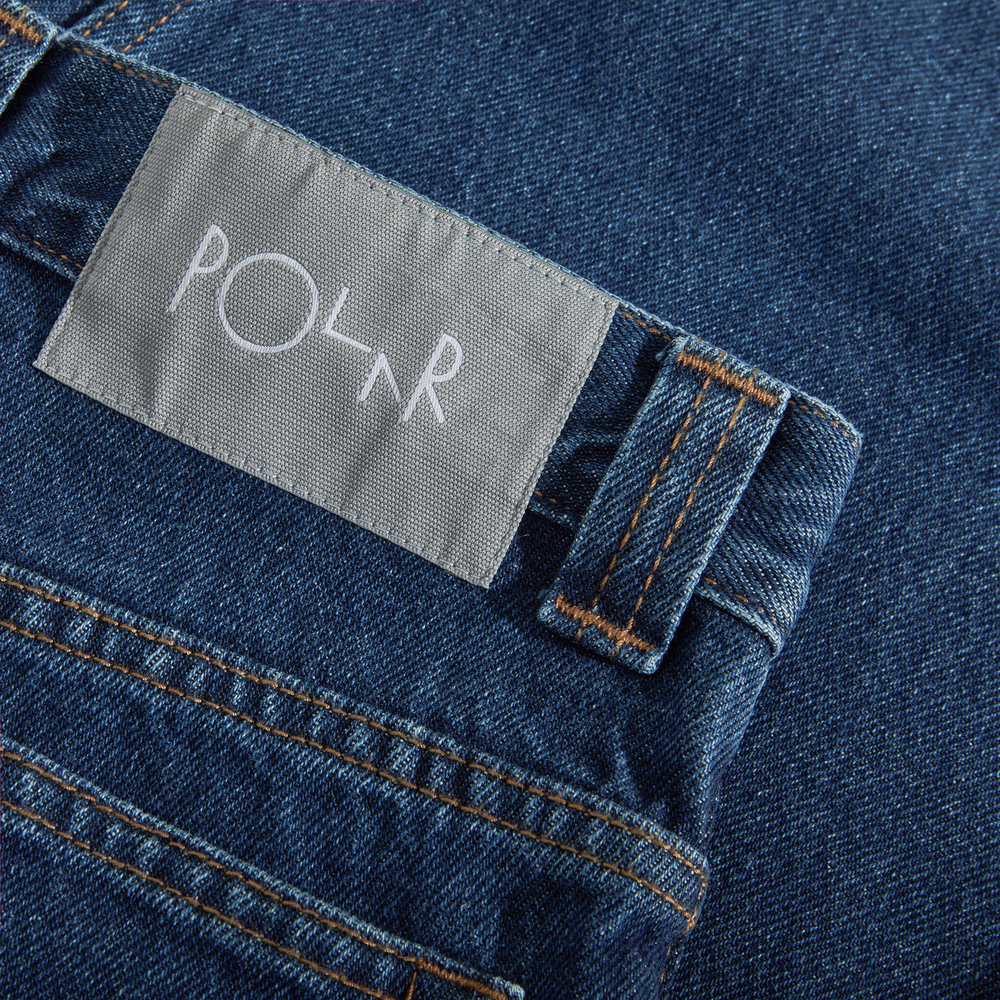 ポーラースケート 93 32×30 薄青 polar skate 93 Pants - Dark Blue