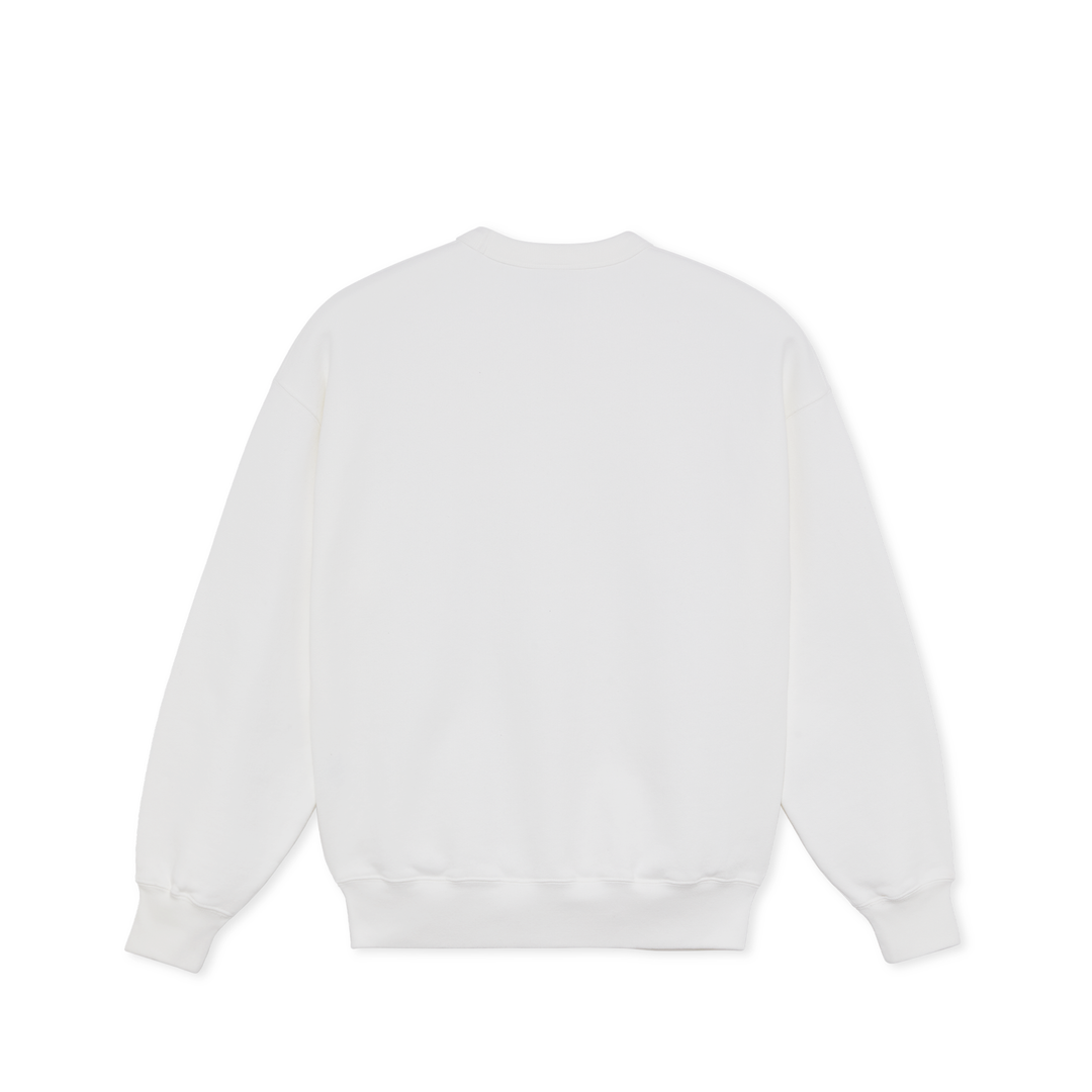 Ed Crewneck | Patch - Cloud White