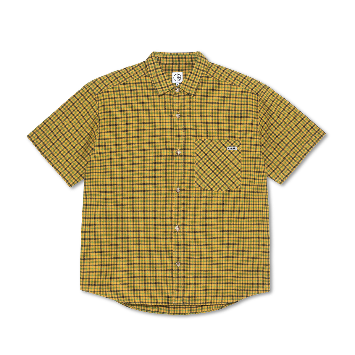 Mitchell Shirt | Twill - Yellow – Polar Skate Co.