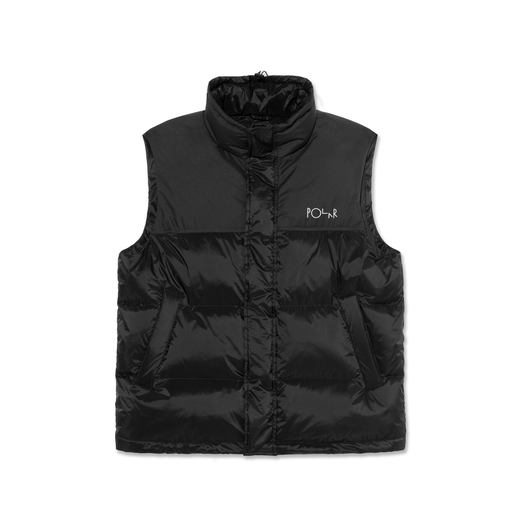 Basic Puffer Vest - Black – Polar Skate Co.