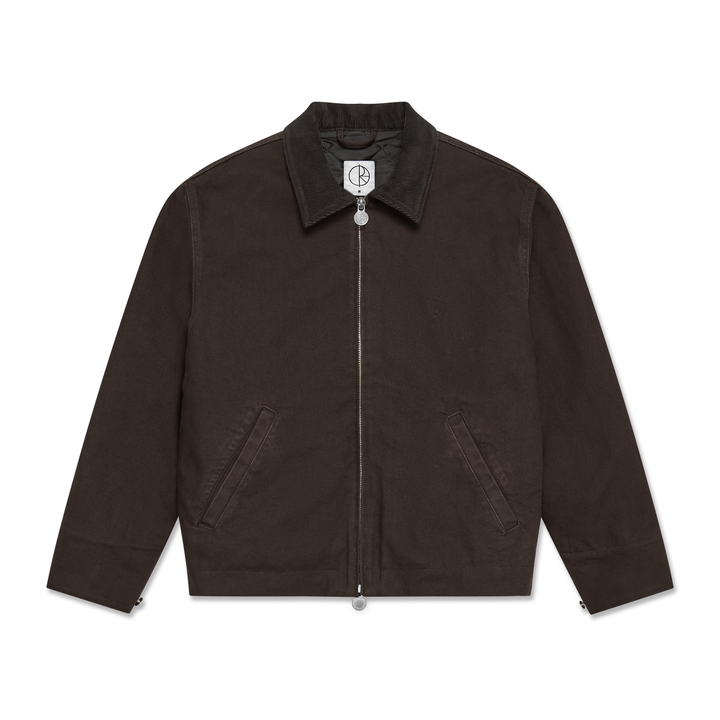 Cliff Jacket With Quilted Lining - Chocolate