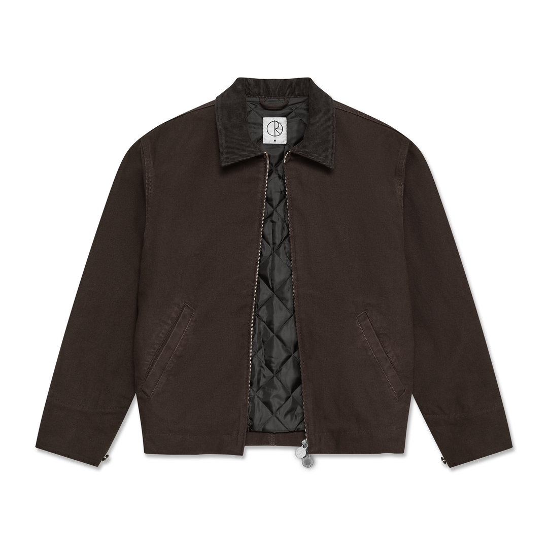 Cliff Jacket With Quilted Lining - Chocolate