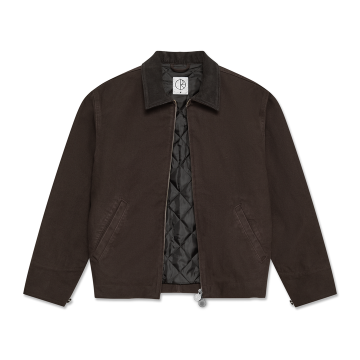 Cliff Jacket With Quilted Lining - Chocolate