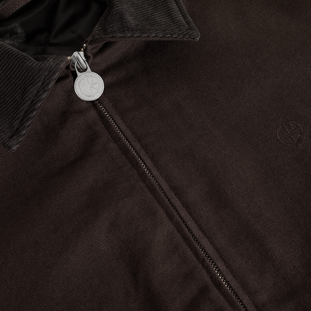 Cliff Jacket With Quilted Lining - Chocolate