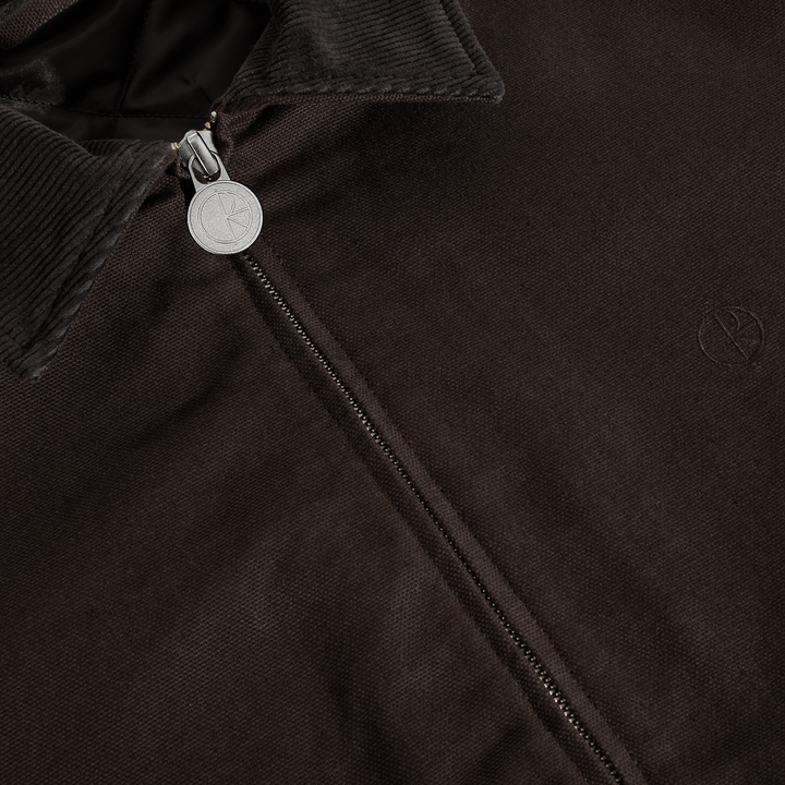 Cliff Jacket With Quilted Lining - Chocolate