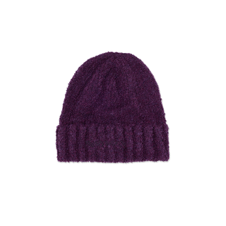 Fluff Beanie - Purple