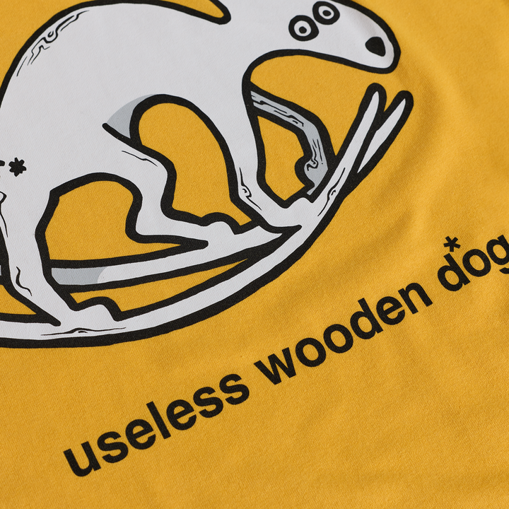 Tee | Useless Wooden Dog (Yellow)