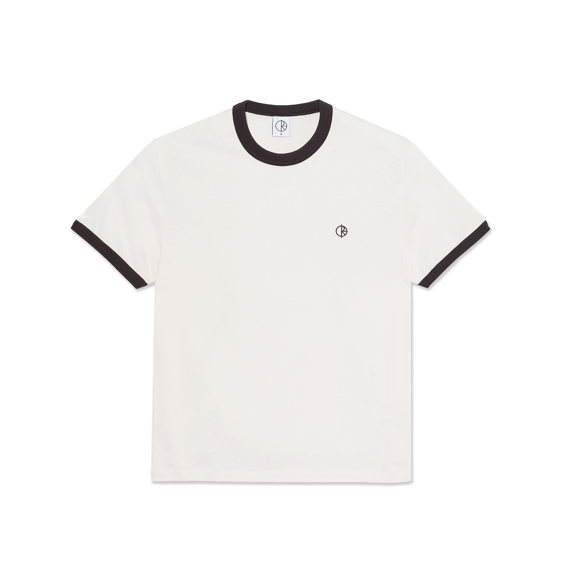 Ringer Tee - Ivory/Chocolate – Polar Skate Co. Ringer Tee - Ivory/Chocolate – Polar Skate Co.