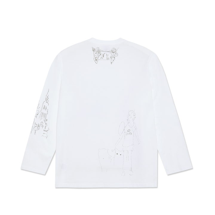 Steve LS Tee | Rêve - White