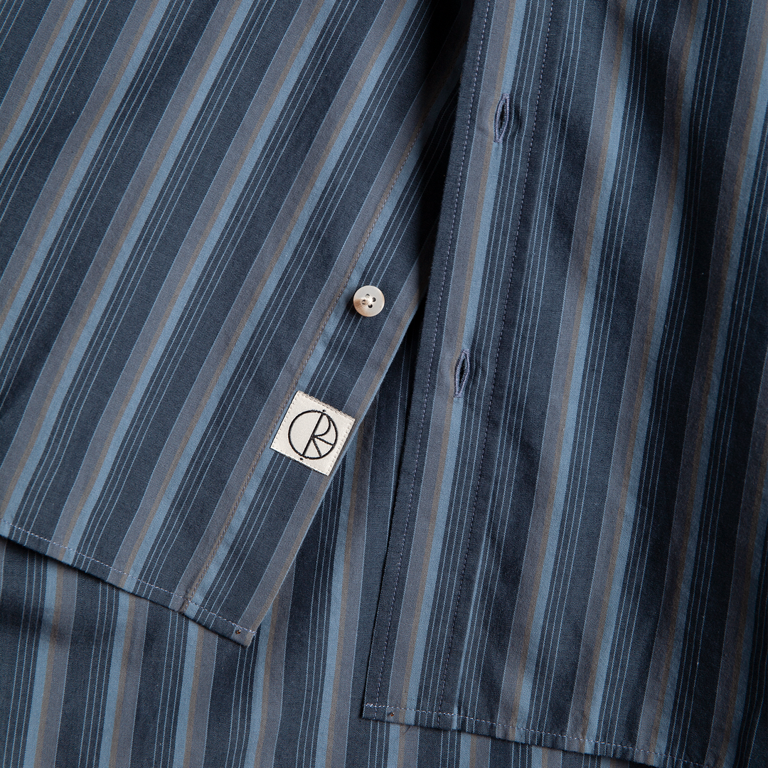 Ben LS Shirt - Blue Stripe