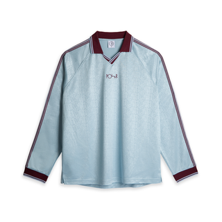 Davie LS Shirt - Sky Blue/Wine