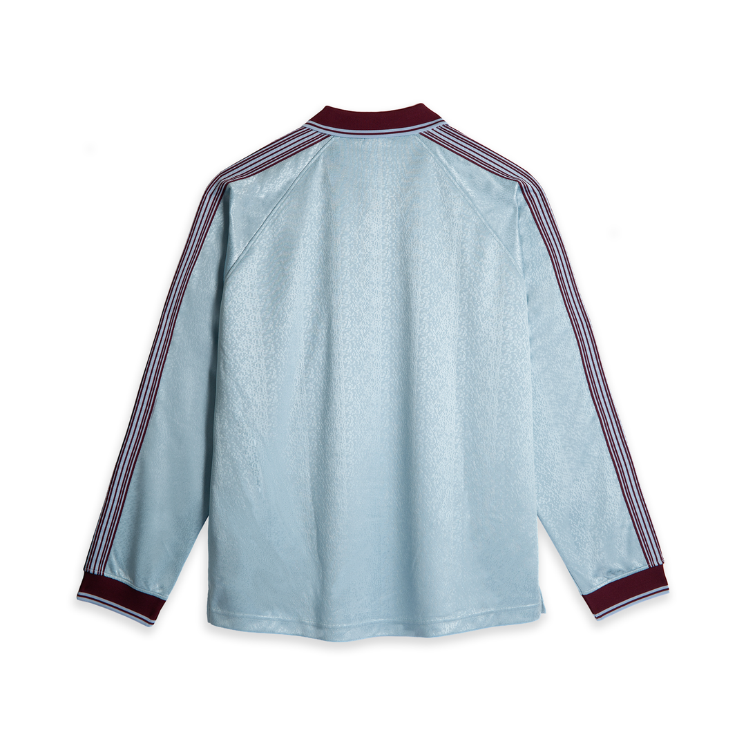 Davie LS Shirt - Sky Blue/Wine