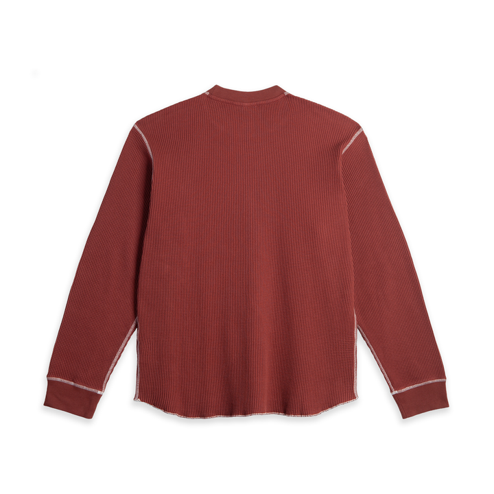 Dylan LS Tee - Wine/White