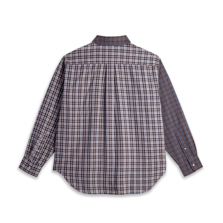 Ben LS Shirt | Violin - Graphite/Blue