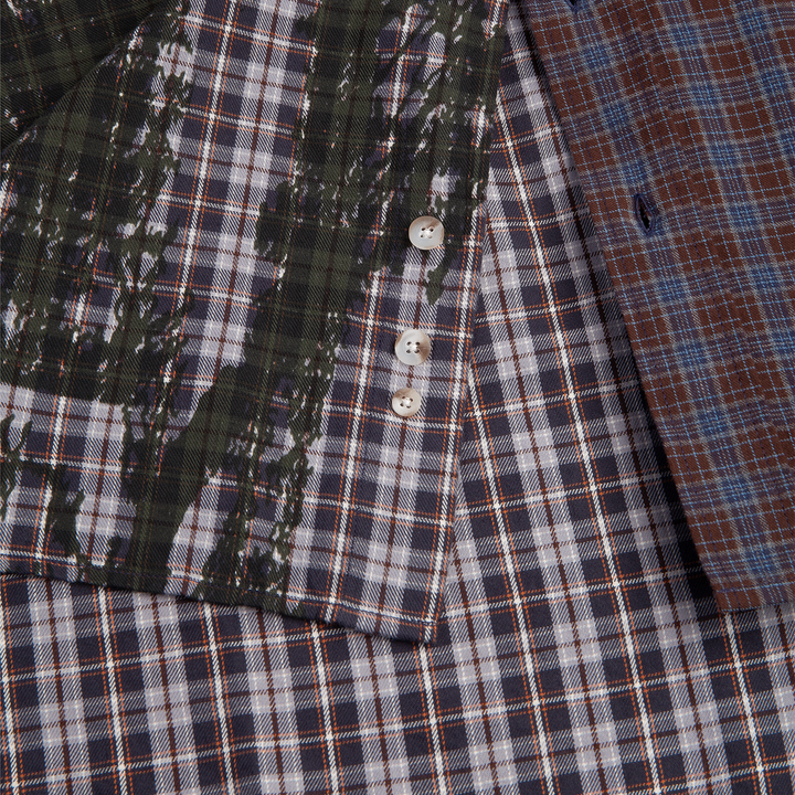 Ben LS Shirt | Violin - Graphite/Blue