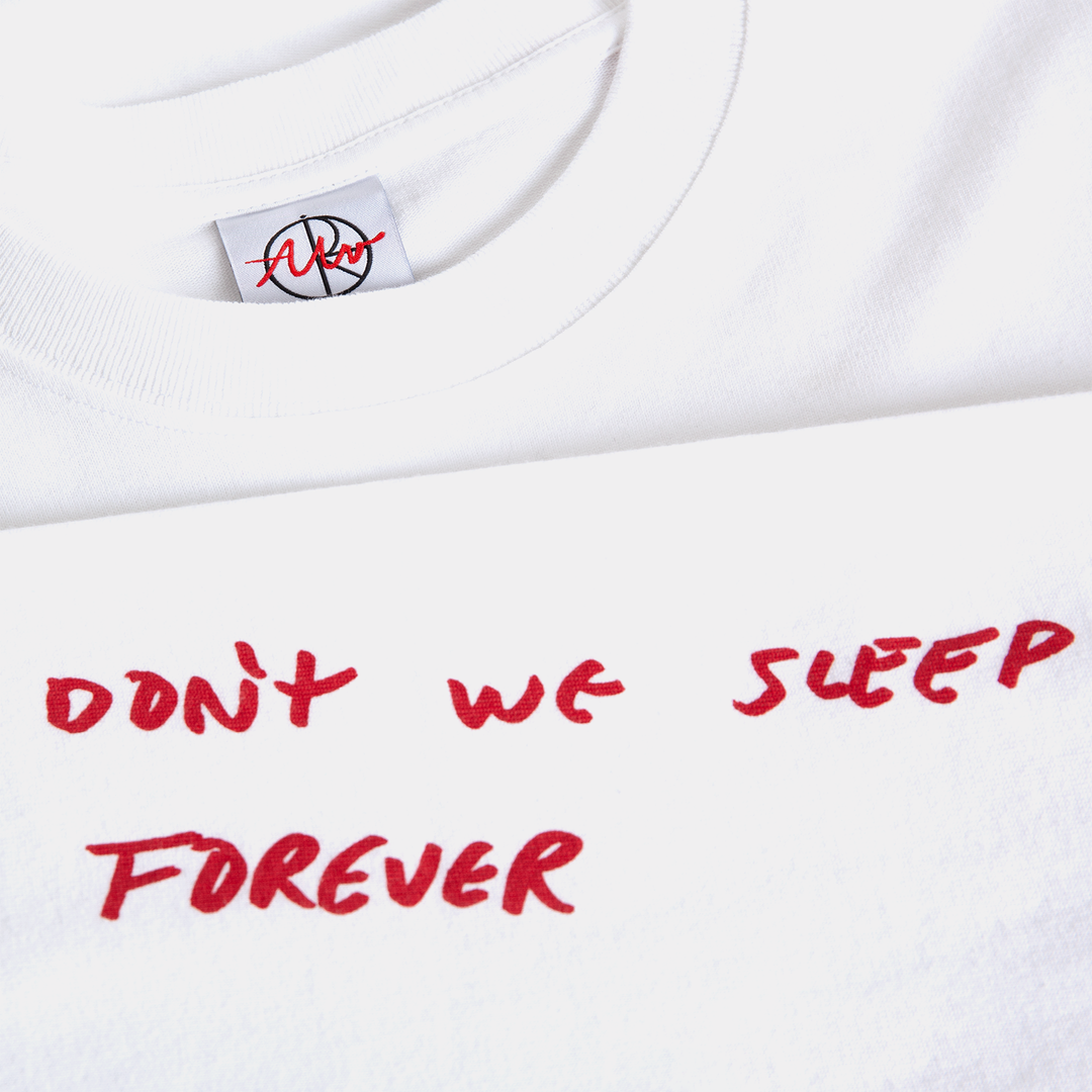 LS Tee | On Repeat - White