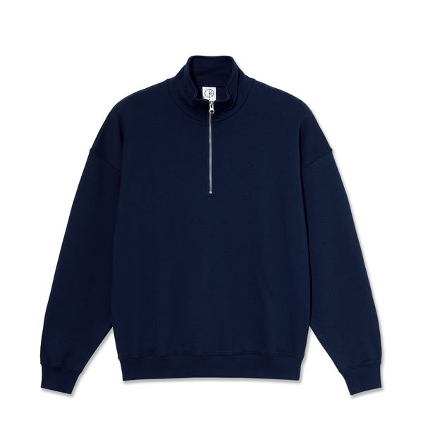 Frank Half Zip Sweatshirt - Dark Blue