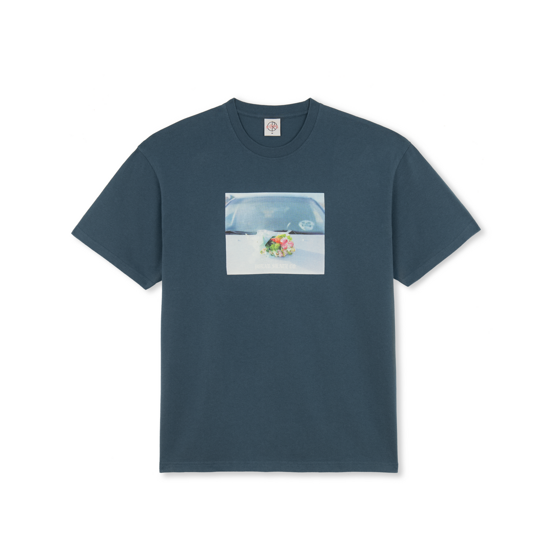 Tee | Dead Flowers - Grey Blue