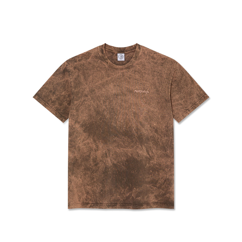 トップス Polar Skate Co. Stripe Polo Shirt Brown Polar Skate Co. Stripe Polo Shirt - Brown | ANDJOY | Skateboard