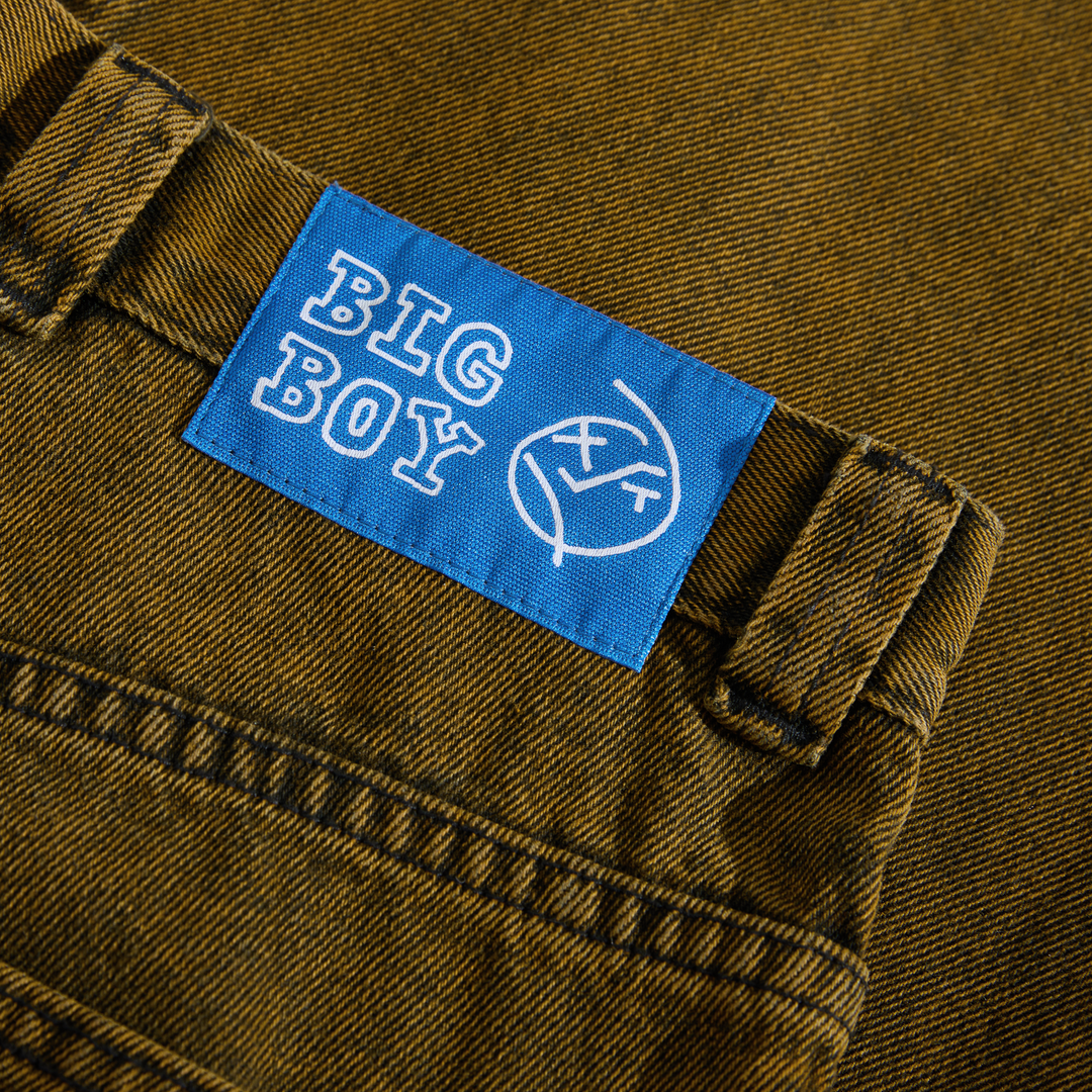 POLAR ビッグボーイ 93 bigboy ブラック イエロー 30/30 Big Boy Pants - Yellow Black – Polar Skate Co.
