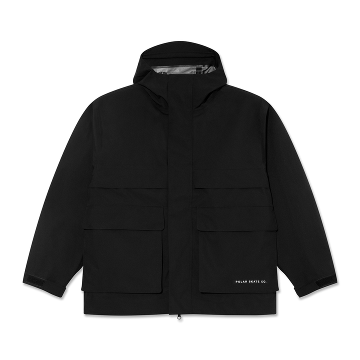 Cargo Shell Jacket - Black