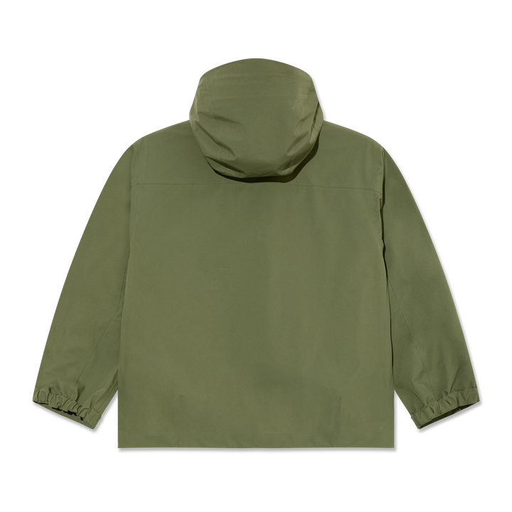 Cargo Shell Jacket - Moss Green